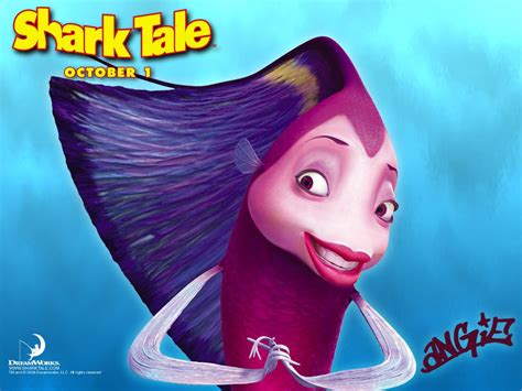 Angie is the tritagonist in Shark Tale. . Shark tale pink fish